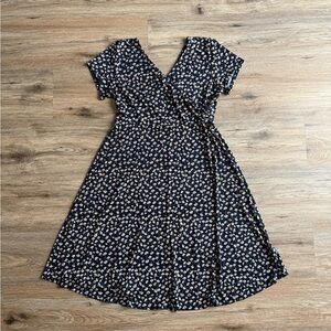 Kaileigh faux Wrap floral Print Kaela dress Sm